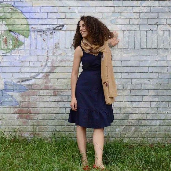 Ichcha Padma Golden Mustard Scarf 3 Ichcha Padma Golden Mustard Scarf