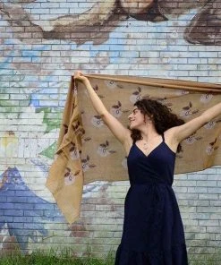 Ichcha Padma Golden Mustard Scarf 8 Ichcha Padma Golden Mustard Scarf