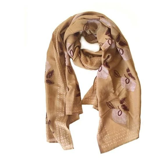 Ichcha Padma Golden Mustard Scarf 1 Ichcha Padma Golden Mustard Scarf