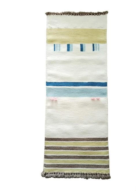 Ichcha Rishi Wool Dhurrie Runner Rug 1 Ichcha Rishi Wool Dhurrie Runner Rug