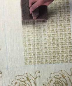 Ichcha Accessories Green Rose Scarf 7 Ichcha Accessories Green Rose Scarf