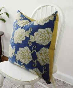 Ichcha Rose Throw Pillow Cover Handcrafted