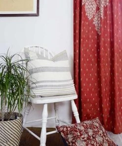 Ichcha Shanti Red Curtain Panel