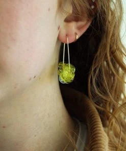 Giulia Letzi + META Jewelry Illuminating Upcycled Drop Earrings - Yellow