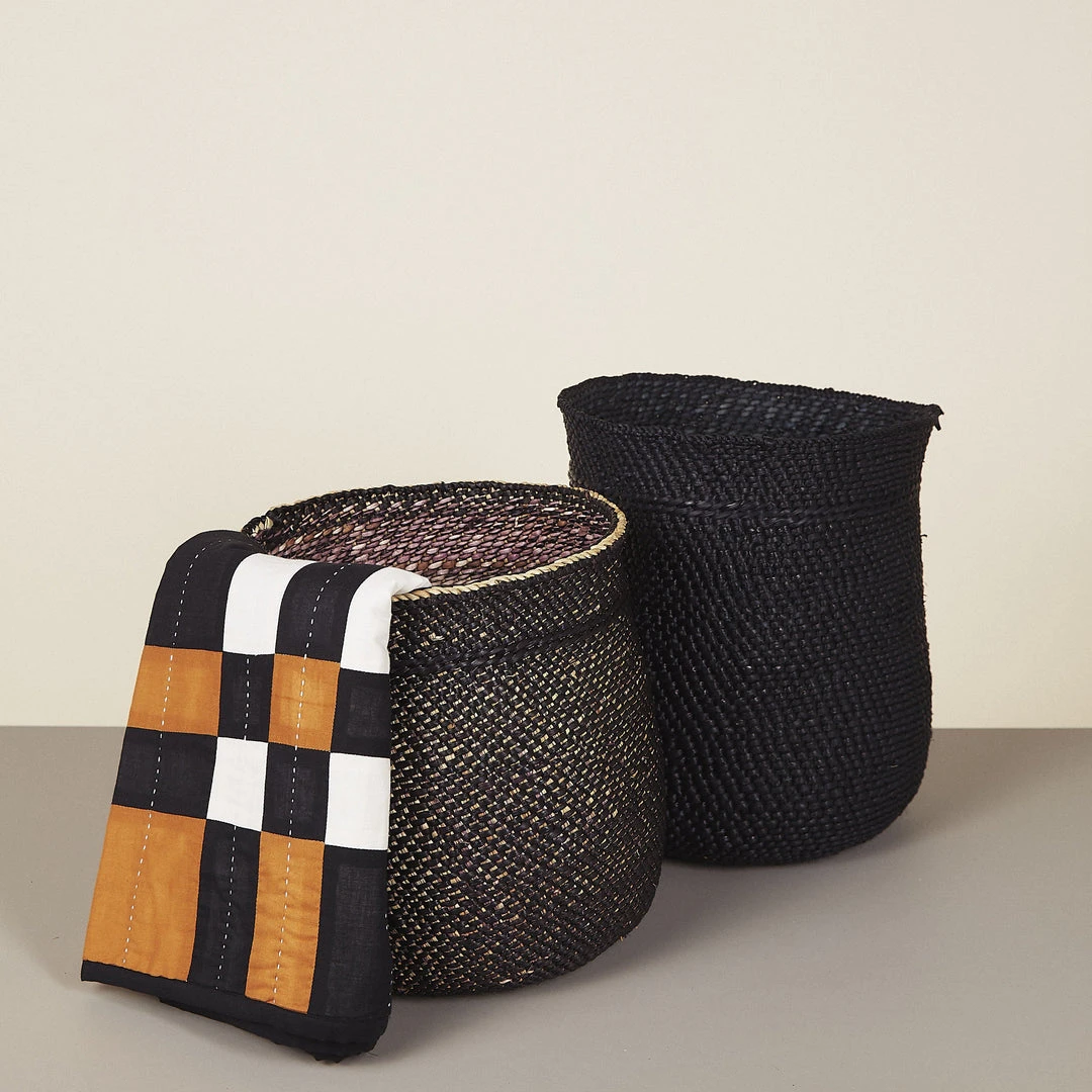 Mbare Best Sellers Iringa Baskets - Rich Black 6 Mbare Best Sellers Iringa Baskets - Rich Black