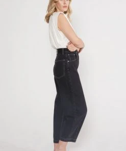 ÉTICA Iris Relaxed Taper Jeans - Obsidian