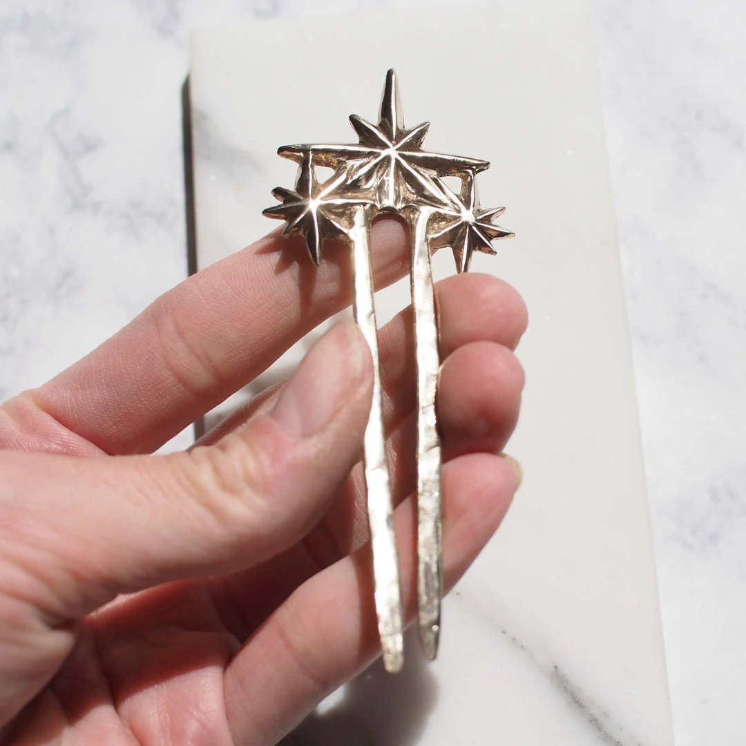 Iron Oxide Constellation Hair Pin 3 Iron Oxide Constellation Hair Pin