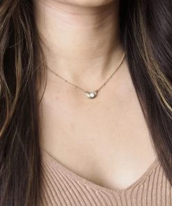 Iron Oxide Jewelry Little Lunar Choker - Gold Tone Bronze