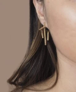 Iron Oxide Nazca Post Earrings Jewelry