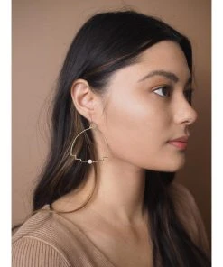 Iron Oxide New Step Hoop Earrings Jewelry