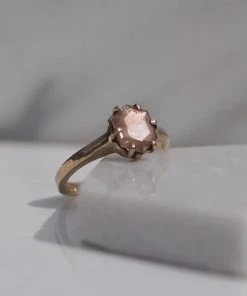 Iron Oxide Jewelry Oregon Sunstone Hex Ring