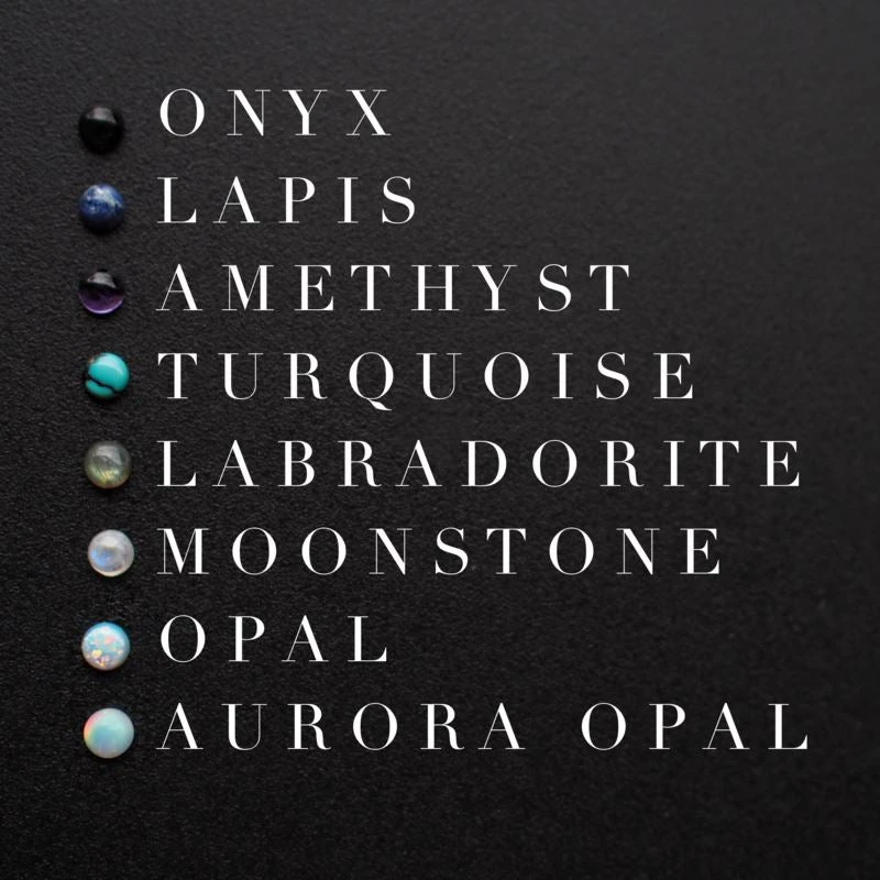 Iron Oxide Stacked Moon Earrings 5 Iron Oxide Stacked Moon Earrings