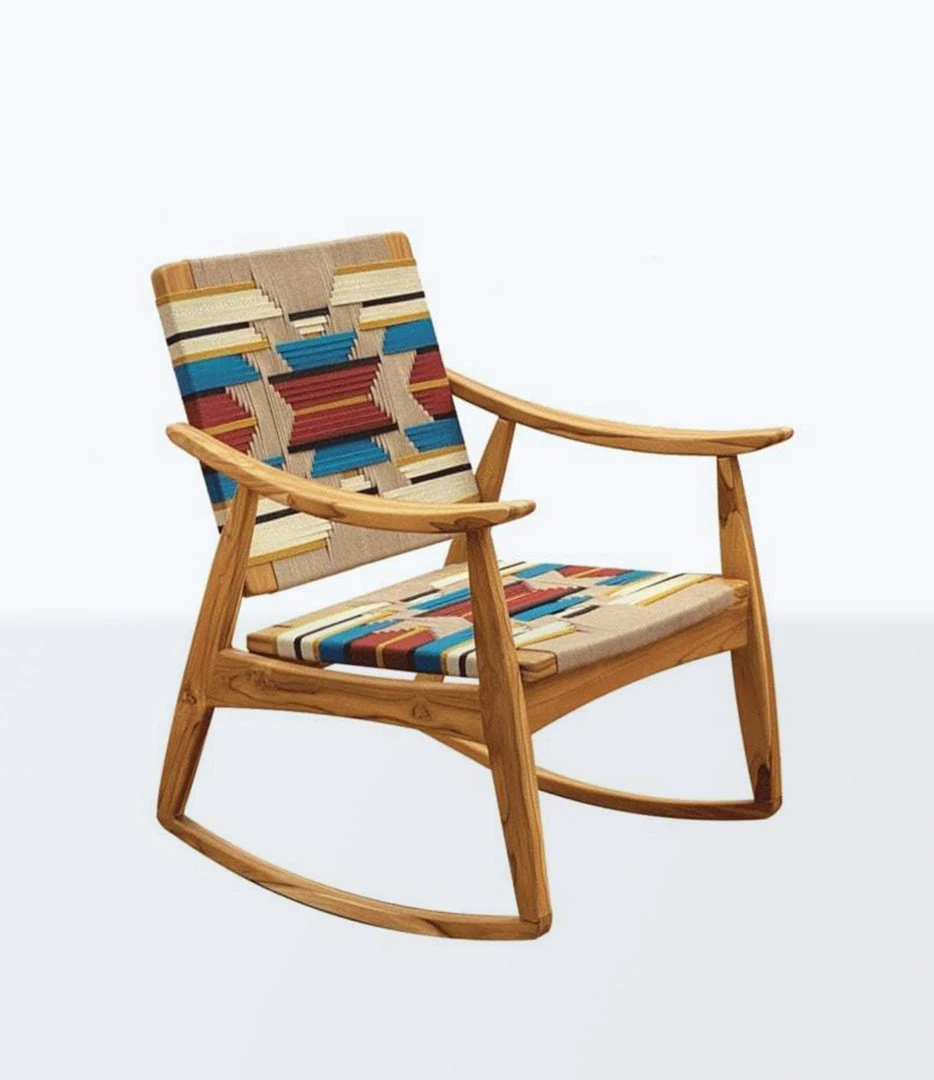 Masaya & Co. Izapa Manila Rocking Chair - Mesoamerica 1 Masaya & Co. Izapa Manila Rocking Chair - Mesoamerica