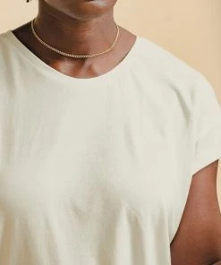 Poplinen Best Sellers Jane Cuffed Hemp Tee