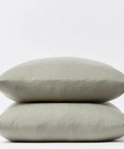 Coyuchi Jersey Envelope Pillowcase Set - Laurel