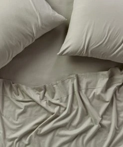 Coyuchi Home Goods Jersey Sheet Set - Laurel