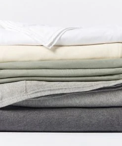 Coyuchi Home Goods Jersey Sheet Set - Laurel 7 Coyuchi Home Goods Jersey Sheet Set - Laurel