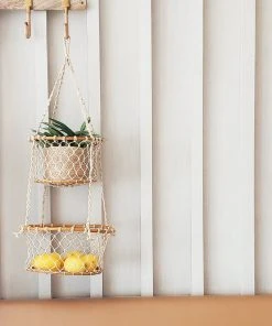 Korissa Jhuri Double Hanging Basket