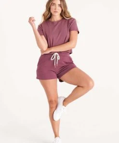 The Standard Stitch French Terry Jogger Shorts Clothing