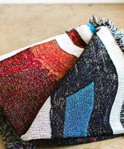 K-apostrophe Home Goods Esther Upcycled Throw Blanket