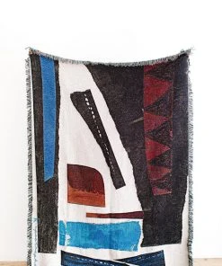 K-apostrophe Home Goods Esther Upcycled Throw Blanket