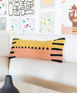 K-apostrophe Home Goods Ladders Wool Lumbar Pillow