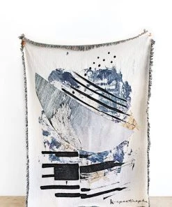 K-apostrophe Marea Upcycled Throw Blanket