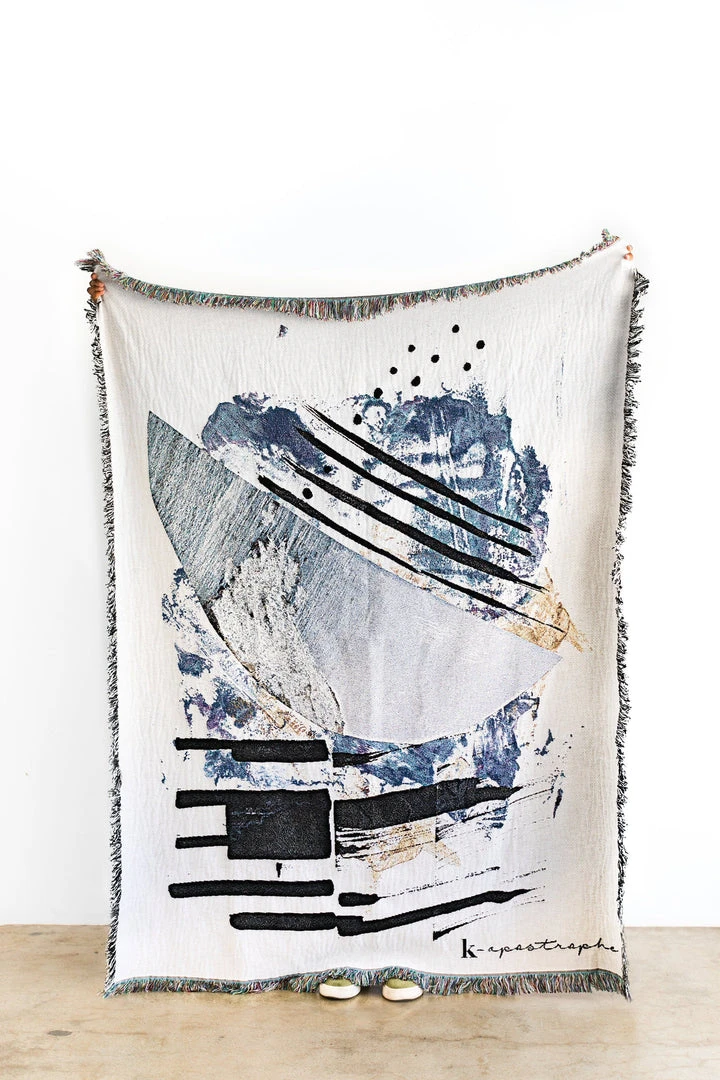 K-apostrophe Marea Upcycled Throw Blanket 1 K-apostrophe Marea Upcycled Throw Blanket