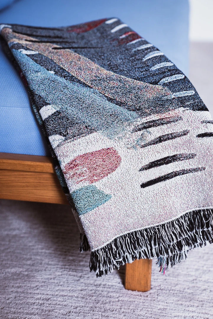 K-apostrophe Monsoon Upcycled Throw Blanket 4 K-apostrophe Monsoon Upcycled Throw Blanket