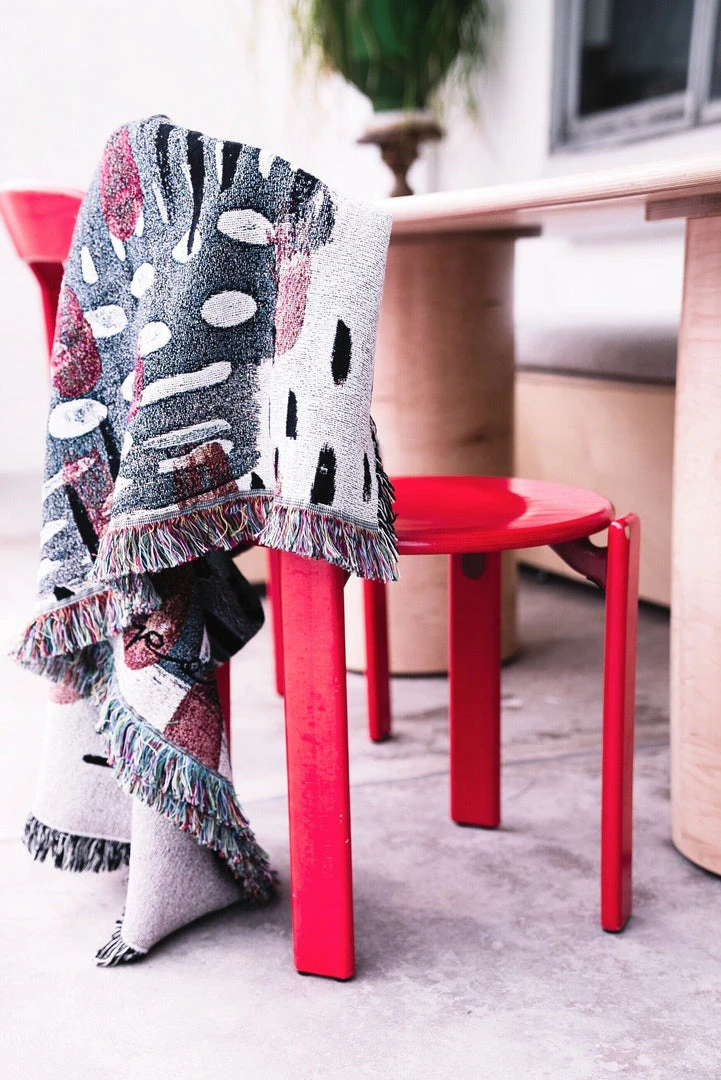 K-apostrophe Monsoon Upcycled Throw Blanket 2 K-apostrophe Monsoon Upcycled Throw Blanket