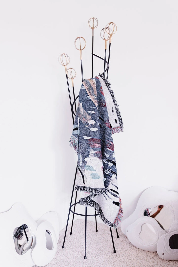 K-apostrophe Monsoon Upcycled Throw Blanket 3 K-apostrophe Monsoon Upcycled Throw Blanket