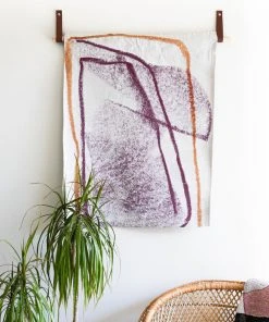 K-apostrophe Home Goods Painted Mountain Woven Tapestry