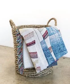 K-apostrophe Residual Upcycled Throw Blanket