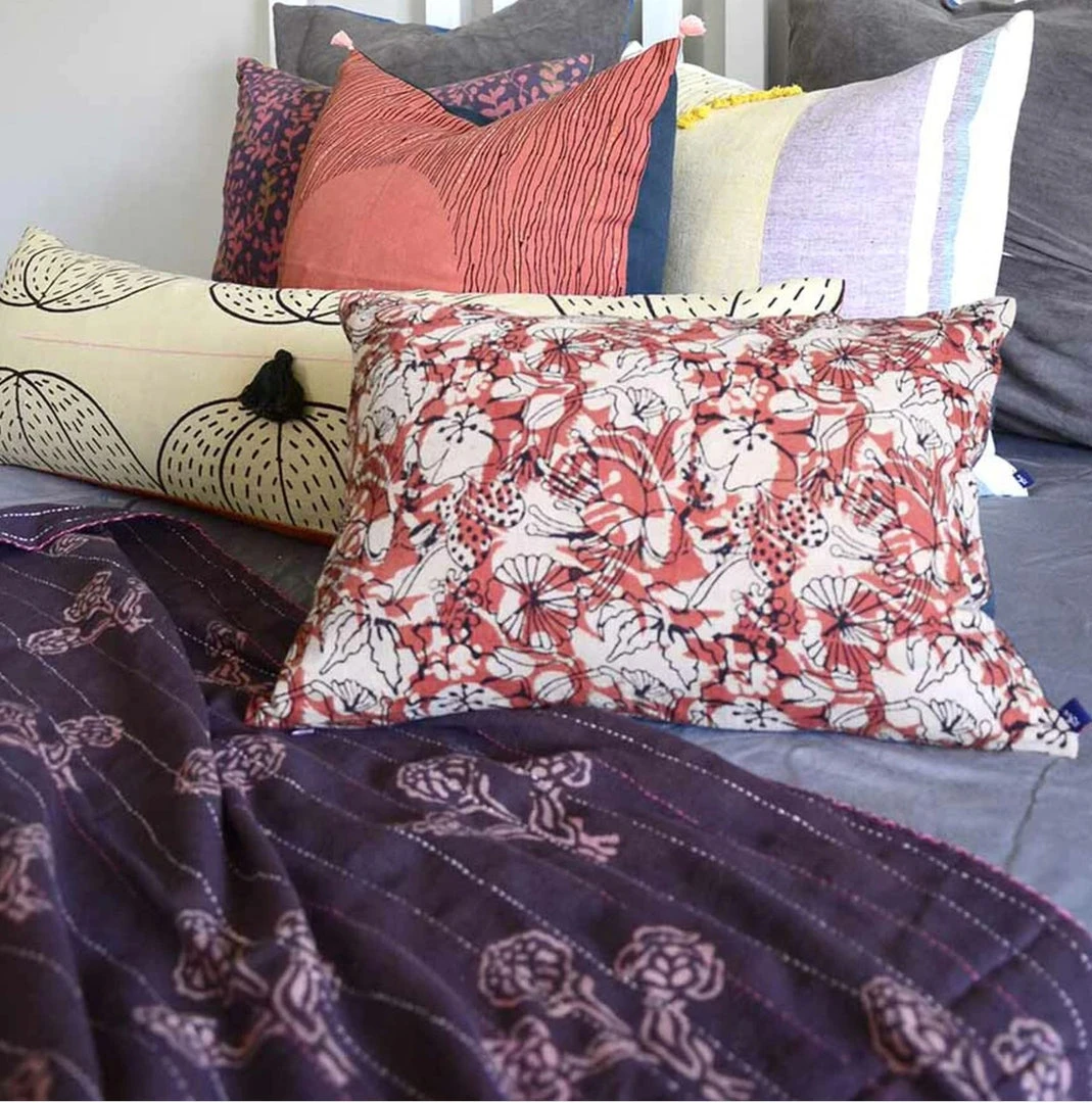 Ichcha Kalam Kantha Throw Blanket Home Goods Ichcha Kalam Kantha Throw Blanket Home Goods