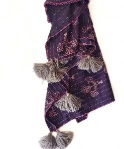 Ichcha Kalam Kantha Throw Blanket Home Goods