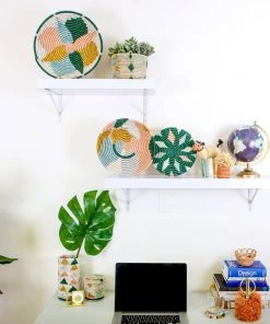 KAZI Jadi Metallic Floret Hot Pad Home Goods