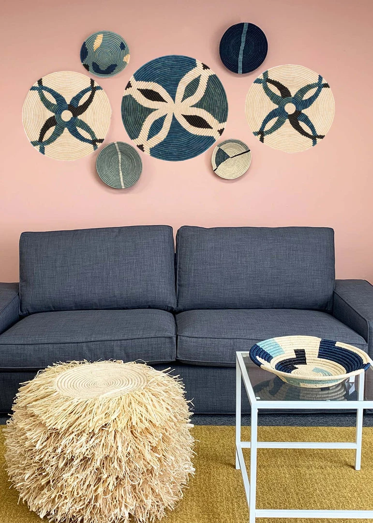 KAZI Medium Cool Sukari Round Basket Home Goods 2 KAZI Medium Cool Sukari Round Basket Home Goods