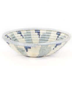 KAZI Medium Metallic Silver Virunga Round Basket Home Goods 6 KAZI Medium Metallic Silver Virunga Round Basket Home Goods