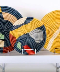 KAZI Medium Mod Abstract Round Basket