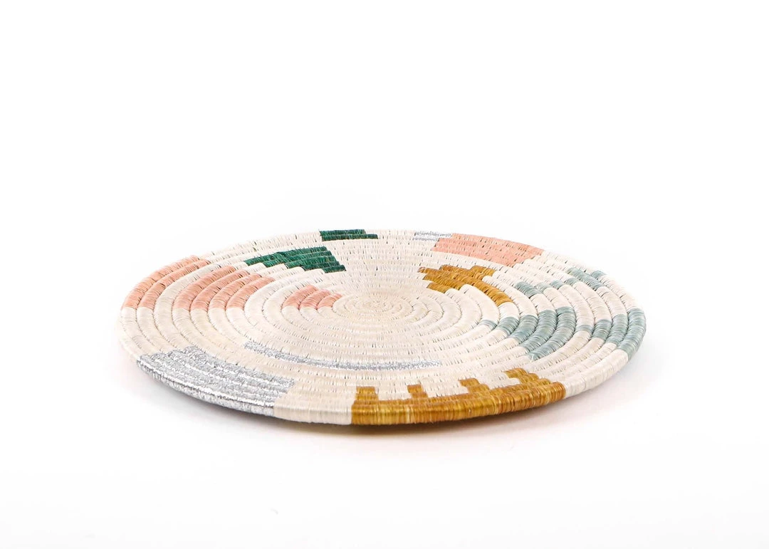 KAZI Fair Trade Mtoto Metallic Floret Hot Pad 3 KAZI Fair Trade Mtoto Metallic Floret Hot Pad