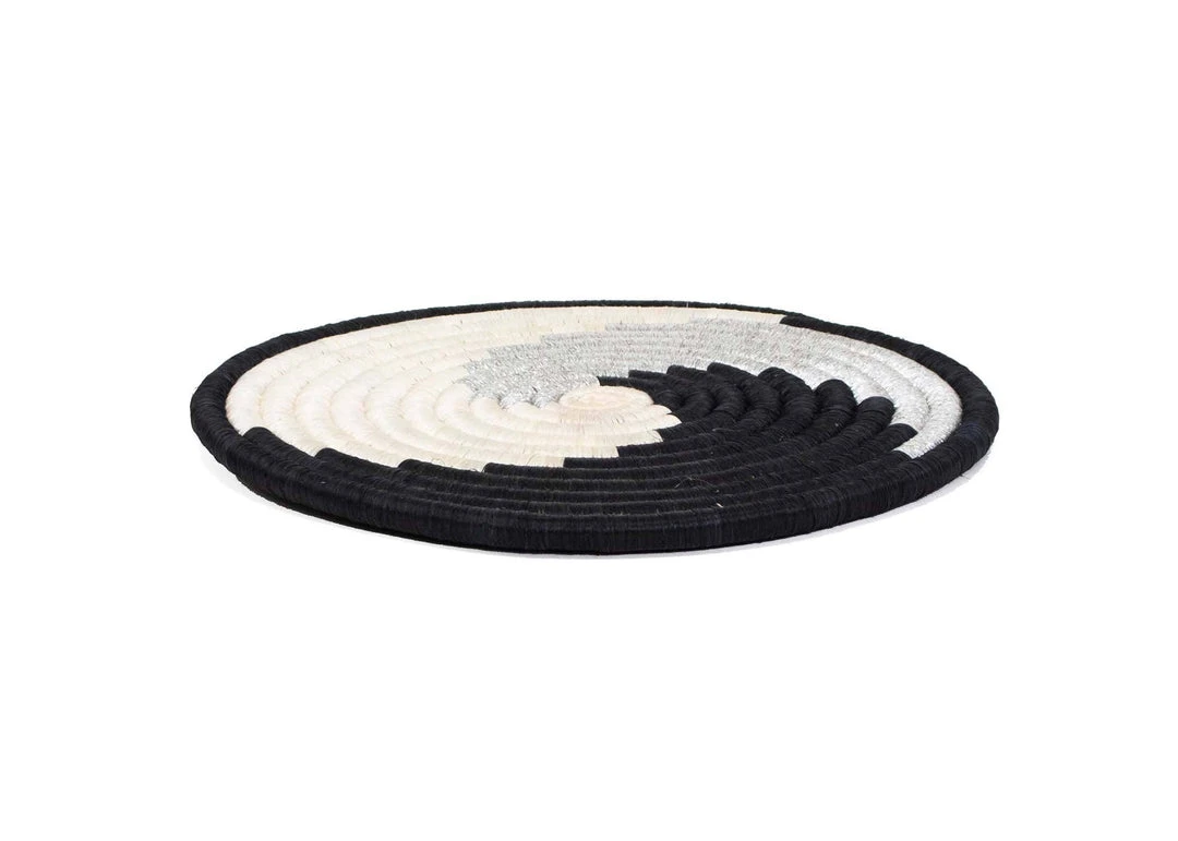 KAZI Silver + Black Unity Hot Pad Home Goods 3 KAZI Silver + Black Unity Hot Pad Home Goods