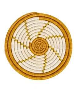KAZI Spiral Metallic Gold Hot Pad Home Goods