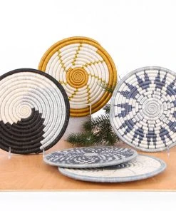 KAZI Zahabu Metallic Silver Hot Pad Trivet