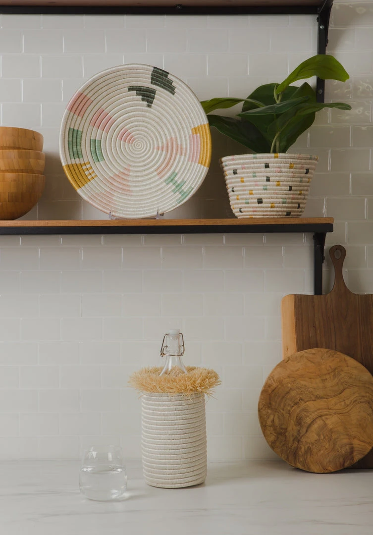 KAZI Large Anyon Round Basket Home Goods 5 KAZI Large Anyon Round Basket Home Goods