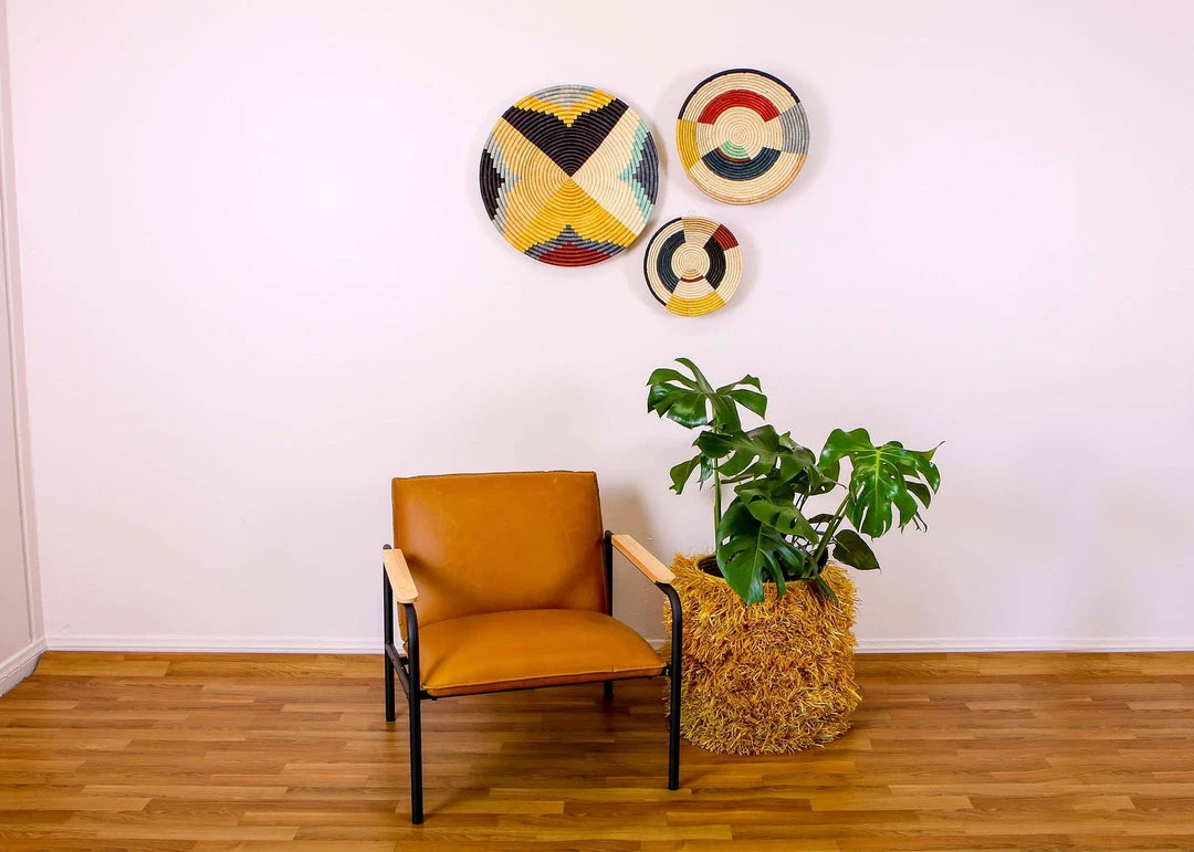 KAZI Large Mod Msanii Round Basket 3 KAZI Large Mod Msanii Round Basket