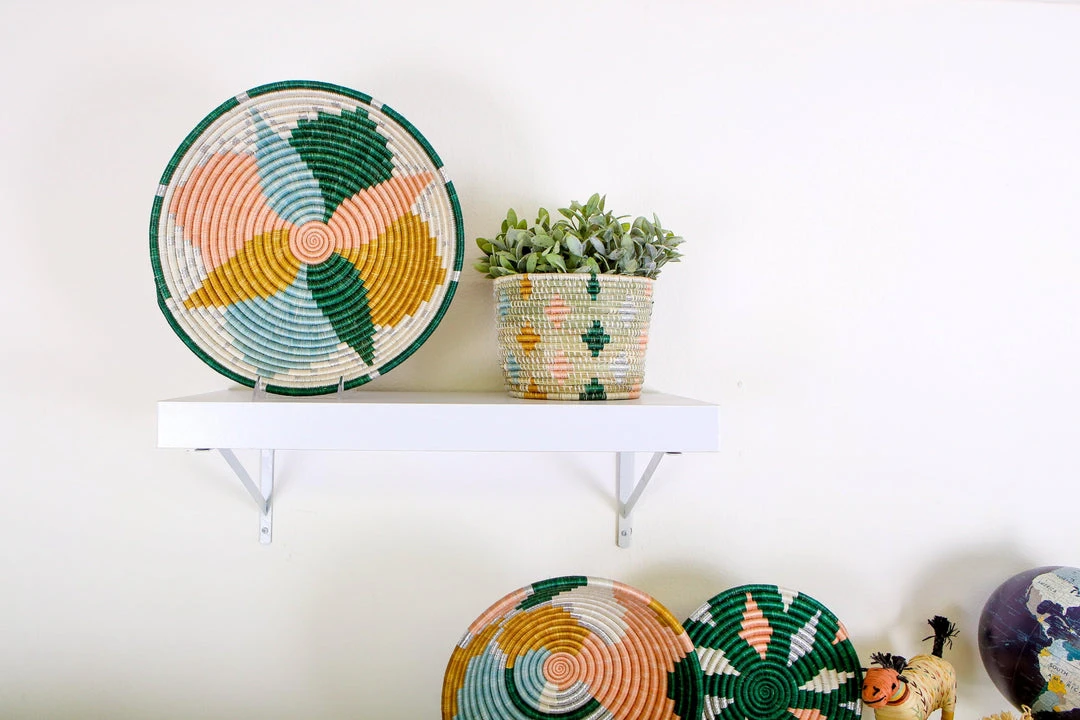 KAZI Extra Large Floret Round Basket 2 KAZI Extra Large Floret Round Basket