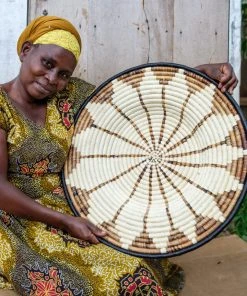 KAZI Large Banana Burst Woven Wall Plate Home Goods 7 KAZI Large Banana Burst Woven Wall Plate Home Goods