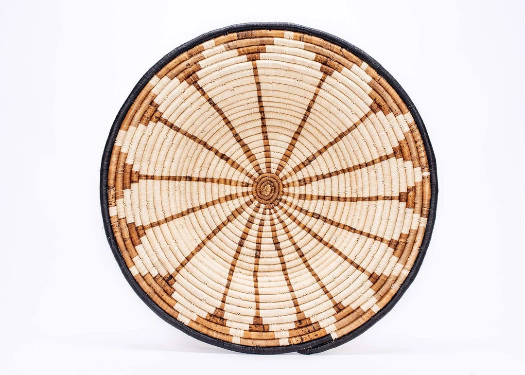 KAZI Large Banana Burst Woven Wall Plate Home Goods 1 KAZI Large Banana Burst Woven Wall Plate Home Goods