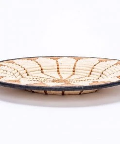 KAZI Large Banana Burst Woven Wall Plate Home Goods