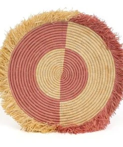 KAZI Large Blossom Fringed Wall Disc II